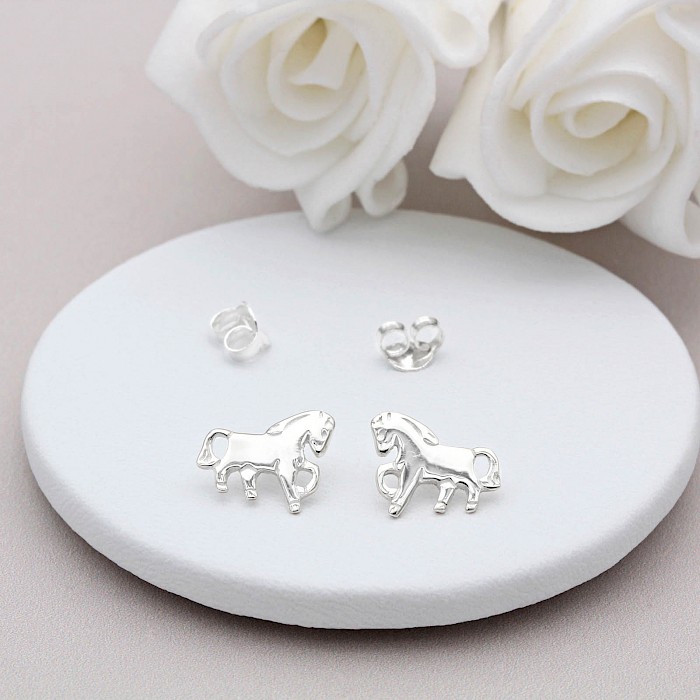 Sterling Silver Horse/Pony Ear Studs