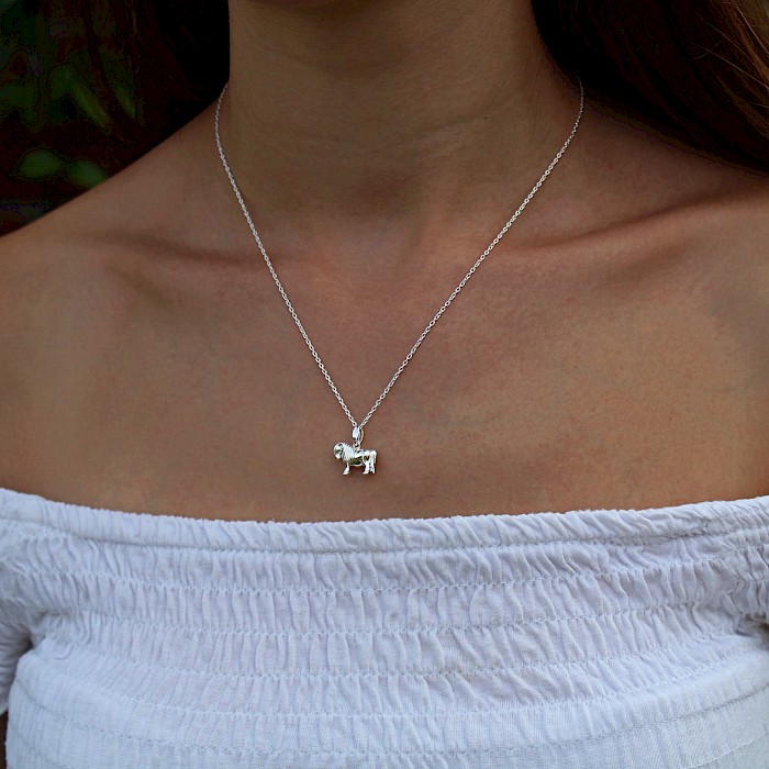 Sterling Silver Shetland Pony Necklace