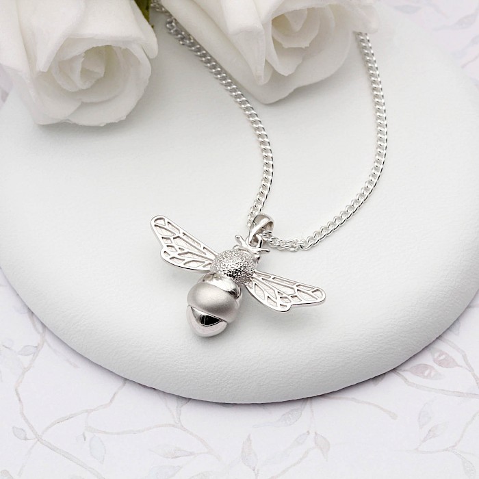 Sterling Silver Bee Necklace