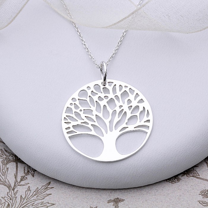 Sterling Silver Tree of Life Necklace Necklace 