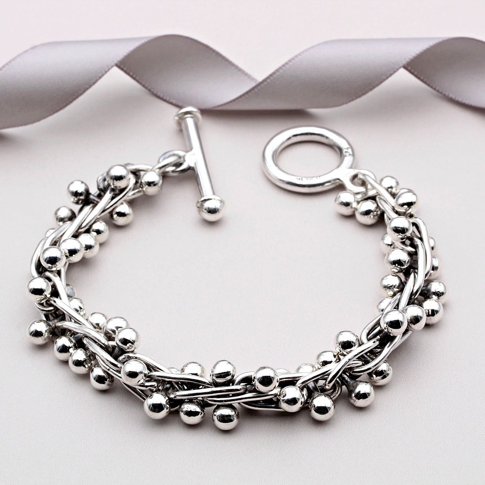 Chunky Silver Bracelets For Women – Corazon Latino