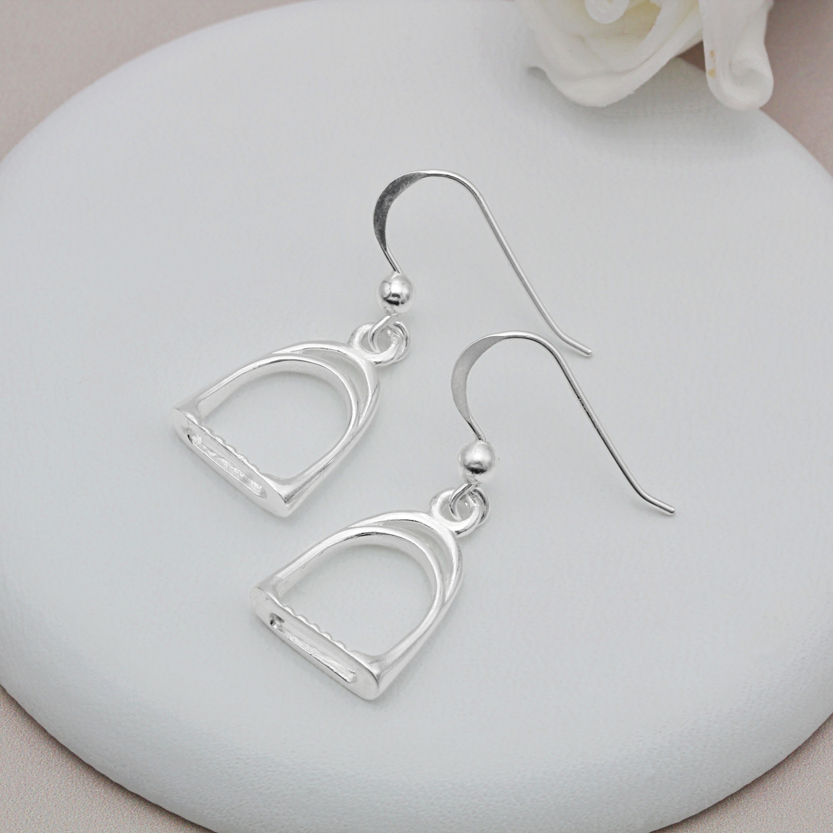 Eleni Stirrup Earrings - Silver main image 1