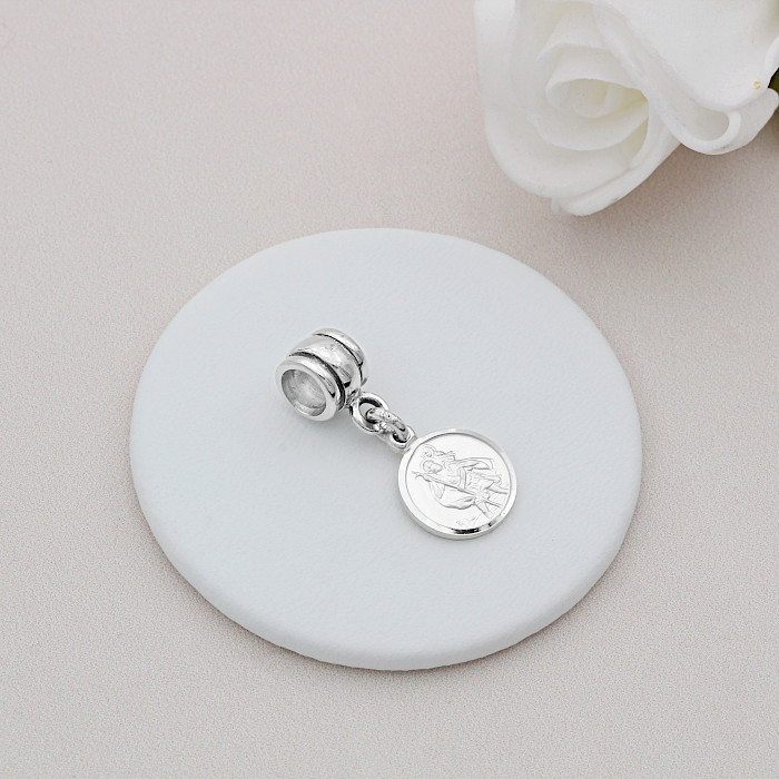 Sterling Silver Saint Christopher Charm